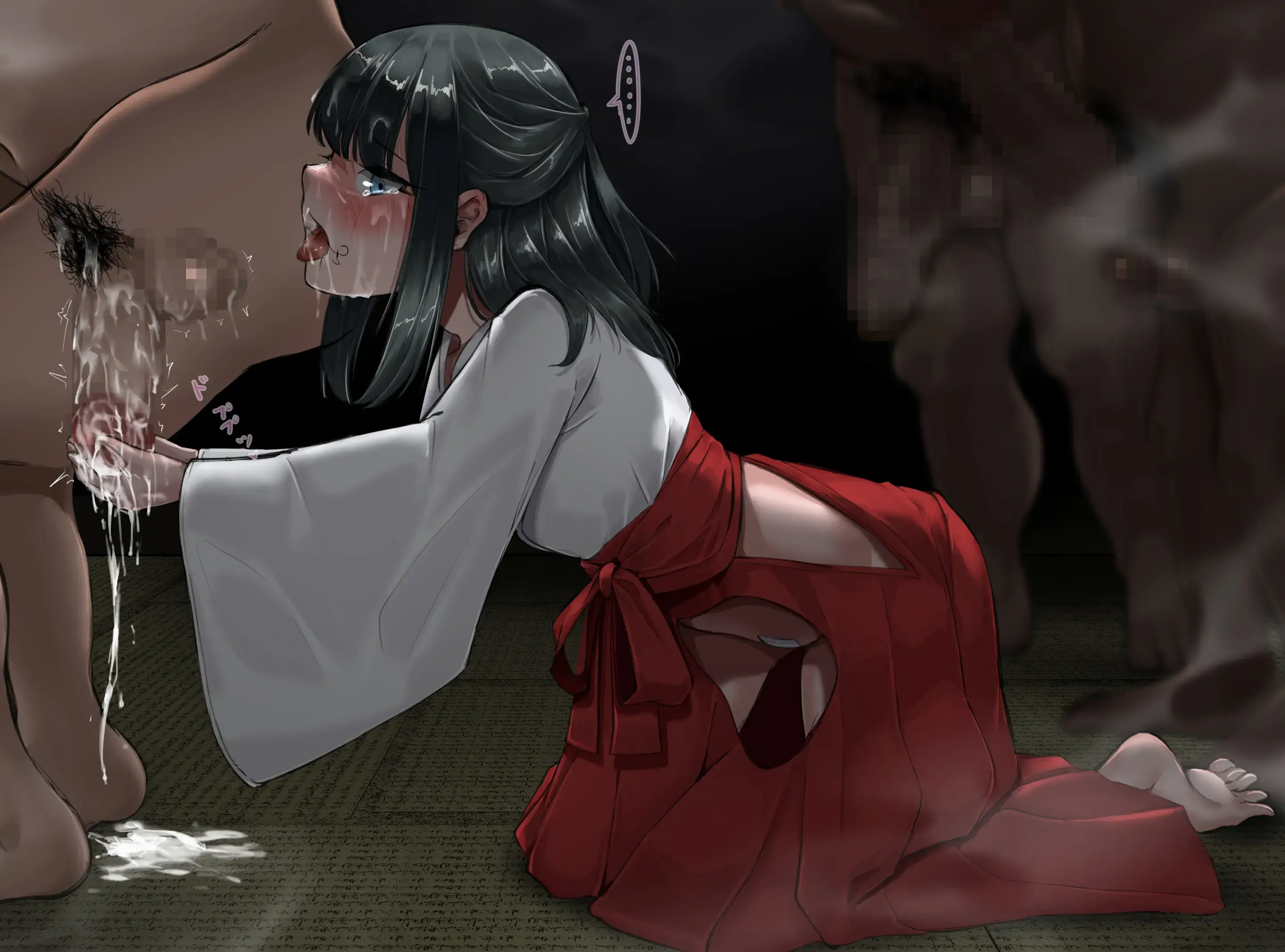 ♡Loli Miko-San No Kuchi Manko De Tanetsuke Ochinchin Oerabidasu♡ | ♡로리 무녀의 입보지로 교배 꼬추 가려 내기♡